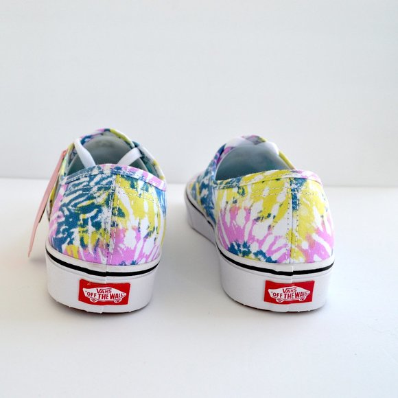 VANS CONFYCUSH AUTHENTIC TIE DYE BLUE PINK SNEAKER SHOES orchid - Picture 6 of 7